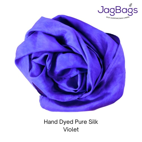 JagBag Long Silk Scarf - Violet